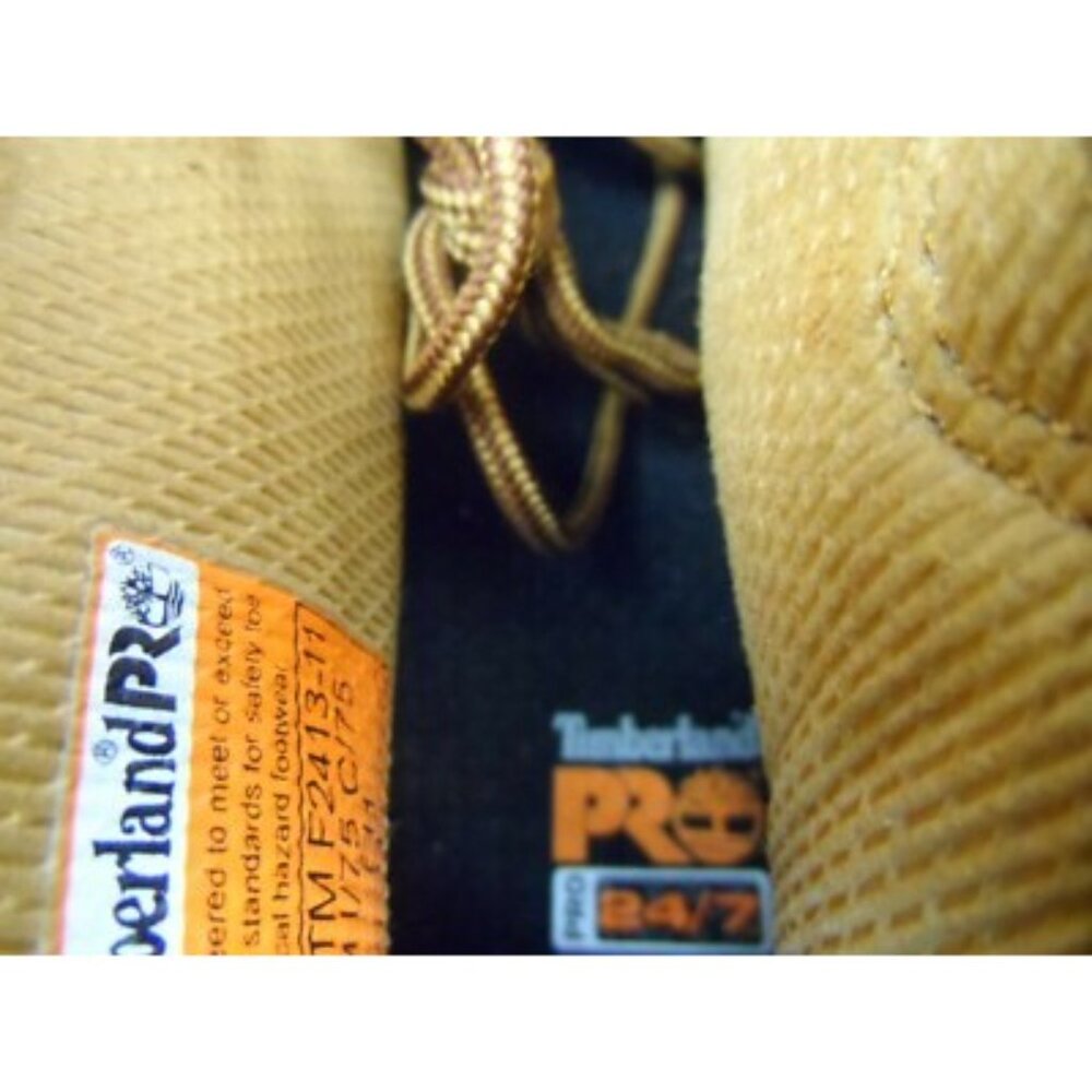TIMBERLAND PRO Men's PIT BOSS 6" STEEL TOE WORK BOOTS 33031 Wheat Size 15M - Picture 7 of 8